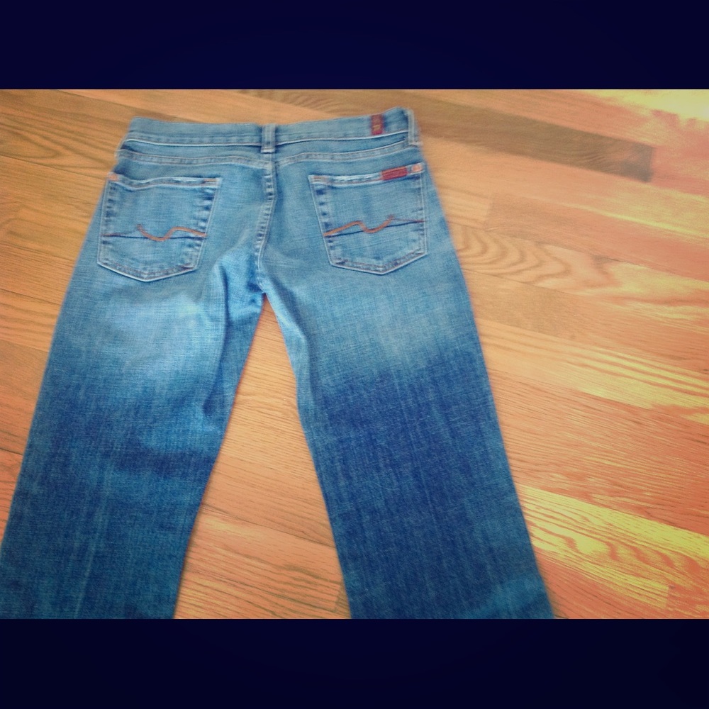 7 for all mankind nwt classic boot cut jeans .